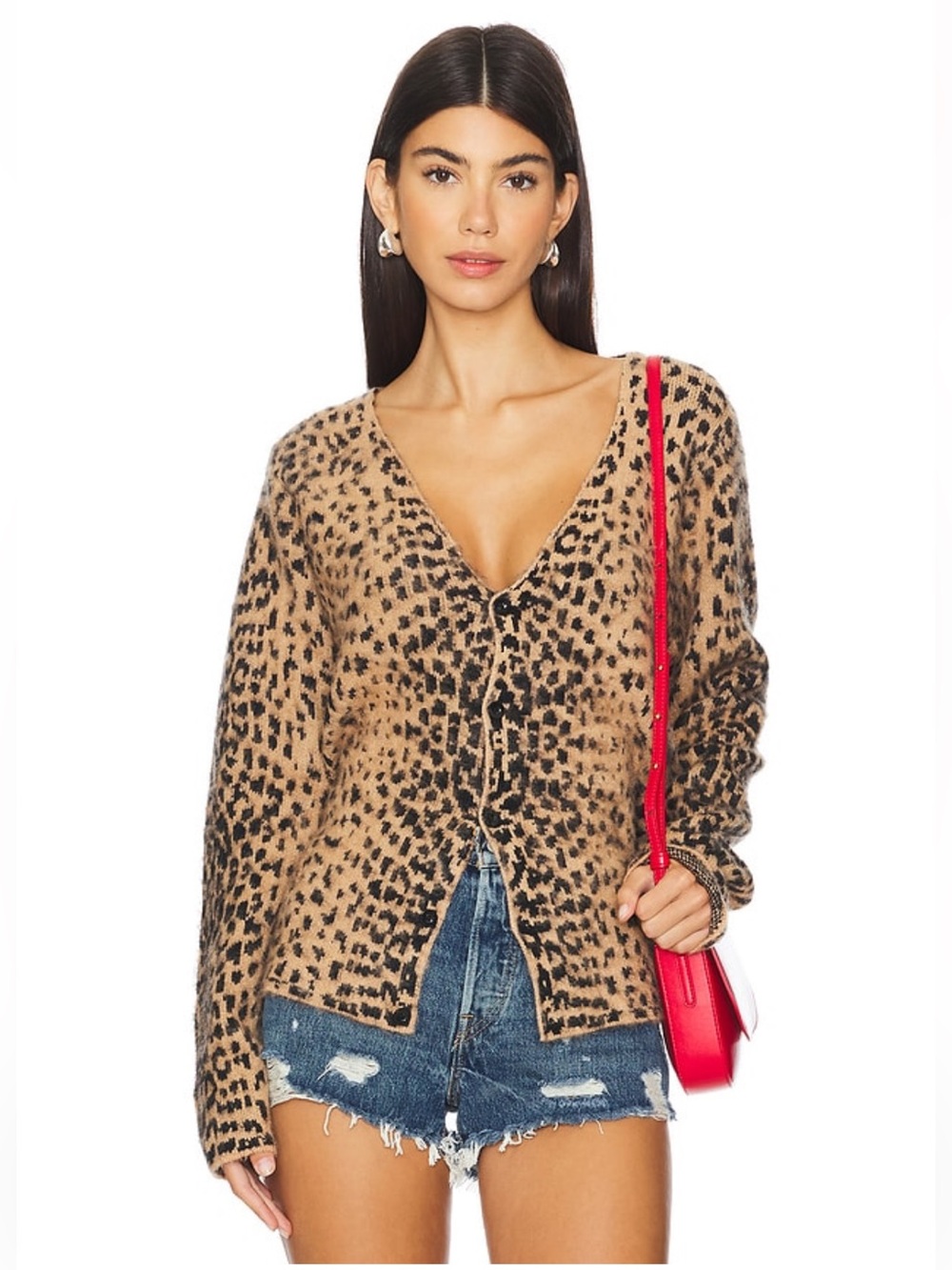 Jaded London Chuck Cardigan in Leopard